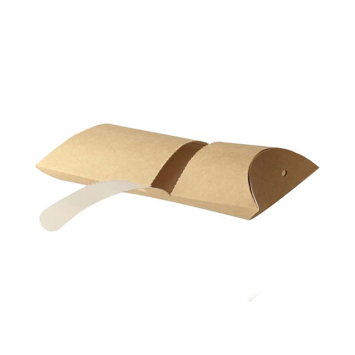 Boite à crêpe rectangulaire carton kraft  100x45mm H160mm-600Pcs
