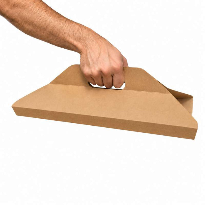 Porte gobelets kraft - 4 compartiments 380x420mm-250Pcs