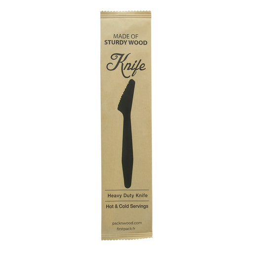 Hercule Couteau bois emballé individuellement   H185mm-500Pcs