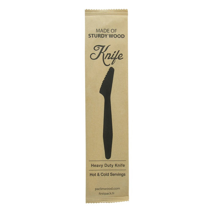 Hercule Couteau bois emballé individuellement   H185mm-500Pcs