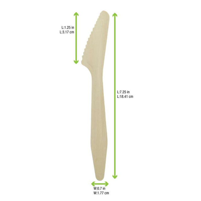 Hercule Couteau bois   H185mm-1000Pcs