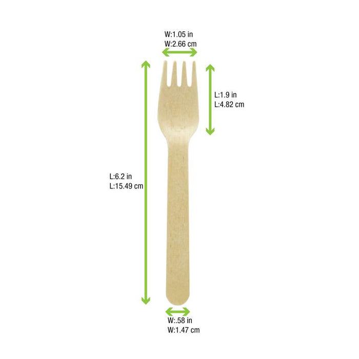 Fourchette bois   H158mm-2000Pcs