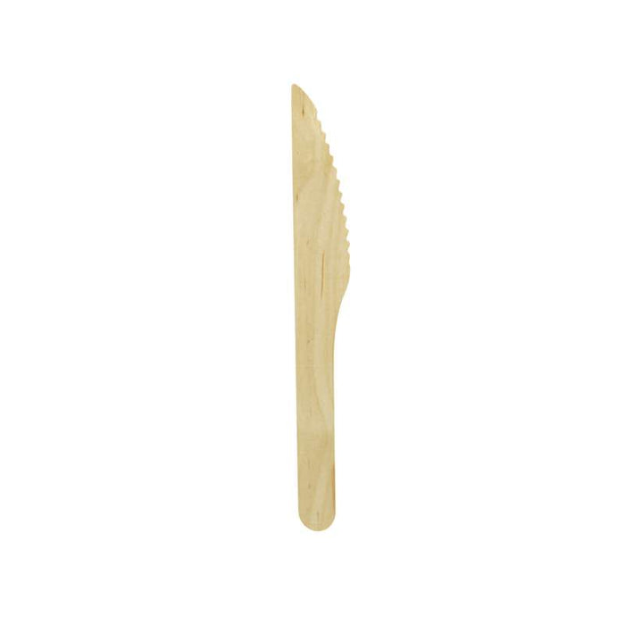 Couteau jetable en bois 165mm - 2000Pcs
