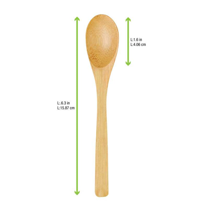 Cuillère bambou   H160mm-250Pcs