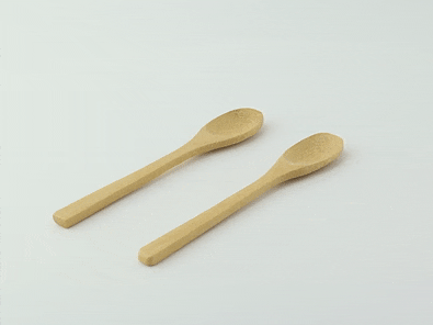 Cuillère bambou   H160mm-250Pcs