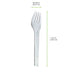 Fourchette inox   165x25mm H12mm-240Pcs