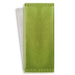 Pochette papier vert pour couverts avec serviette blanche  110x250mm-500Pcs