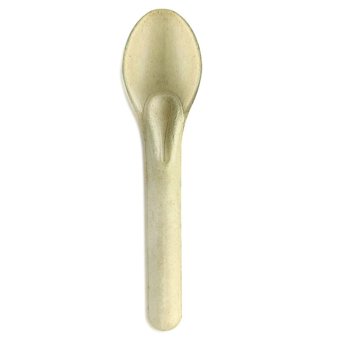 Cuillère en pulpe marron  35mm H142mm-1000Pcs
