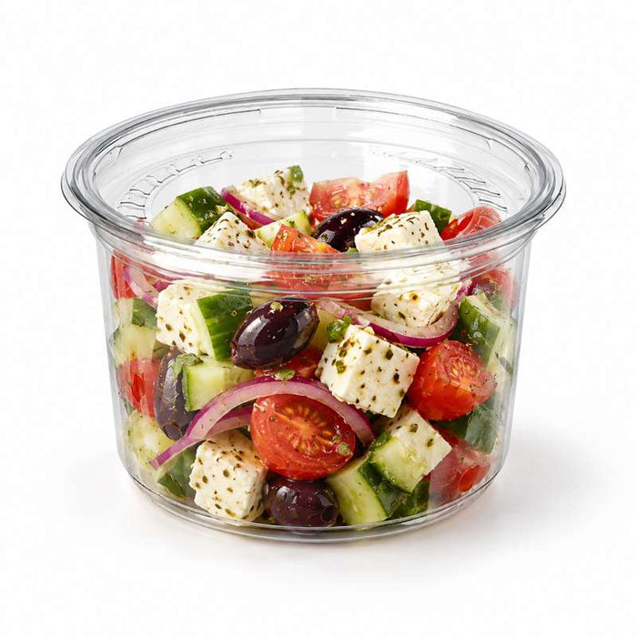 Pot Deli rond PET transparent  H104mm 750ml-500Pcs