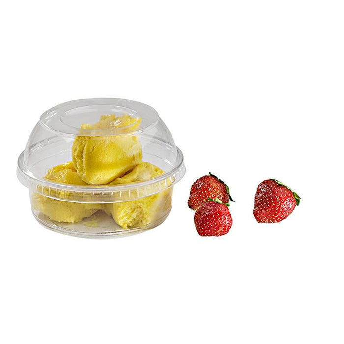 Pot Deli rond PET transparent  H45mm 250ml - 500Pcs