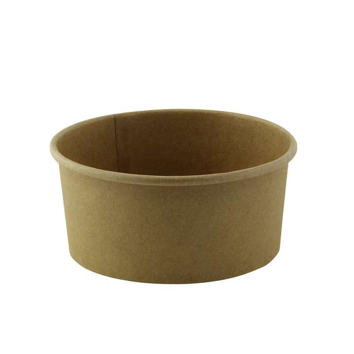 Pot "Deli" rond en carton kraft   H52mm 370ml - 500Pcs