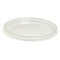 Couvercle rentrant transparent en plastique PP-500Pcs