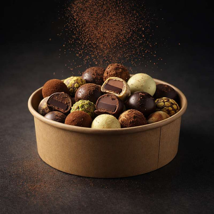Pot rond "Deli" en carton kraft Ø114mm H72mm 480ml - 500Pcs