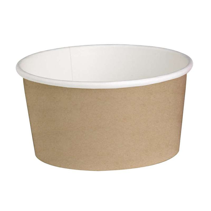 Pot "Deli" rond en carton kraft   H87mm 600ml - 500Pcs