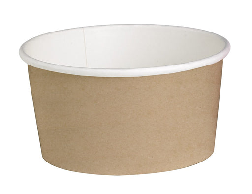 Pot "Deli" rond en carton kraft   H87mm 600ml - 500Pcs