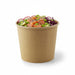 Pot "Deli" rond en carton kraft   H95mm 700ml - 500Pcs