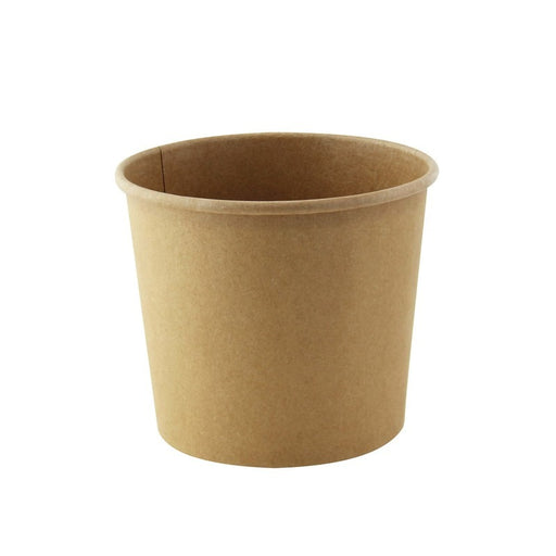 Pot "Deli" rond en carton kraft   H95mm 700ml - 500Pcs