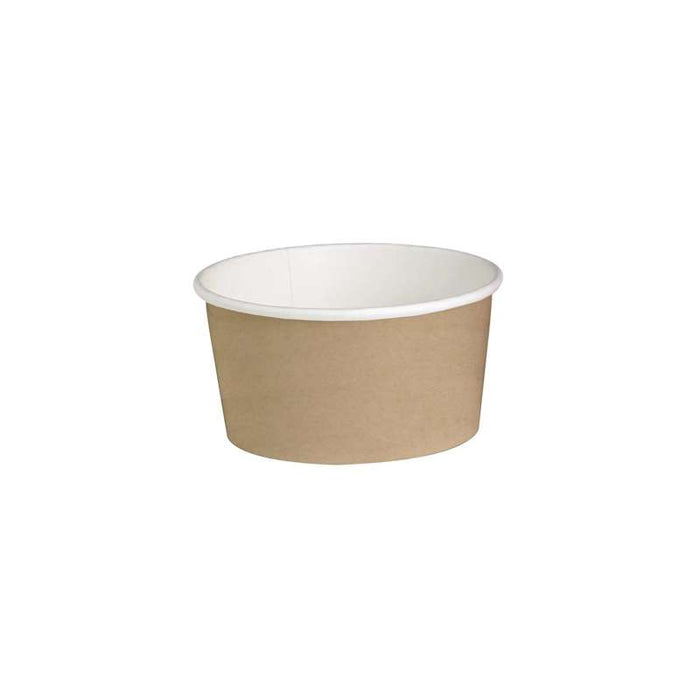 Pot "Deli" rond en carton kraft   H70mm 480ml - 1000Pcs