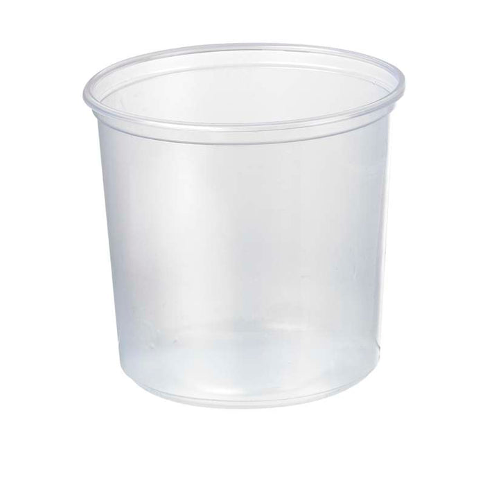 Pot Deli rond PP transparent   H105mm 750ml - 500Pcs
