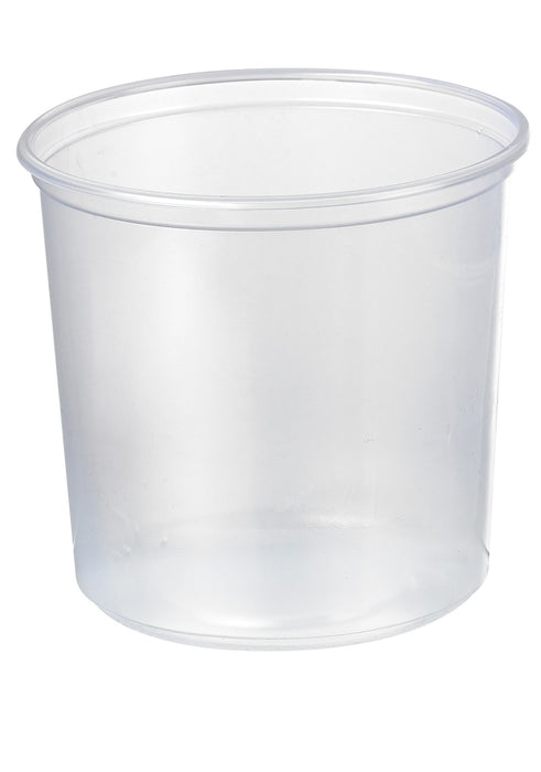 Pot Deli rond PP transparent   H105mm 750ml - 500Pcs