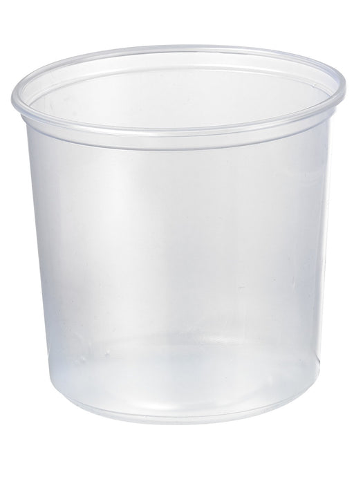 Pot Deli rond PP transparent   H105mm 750ml - 500Pcs