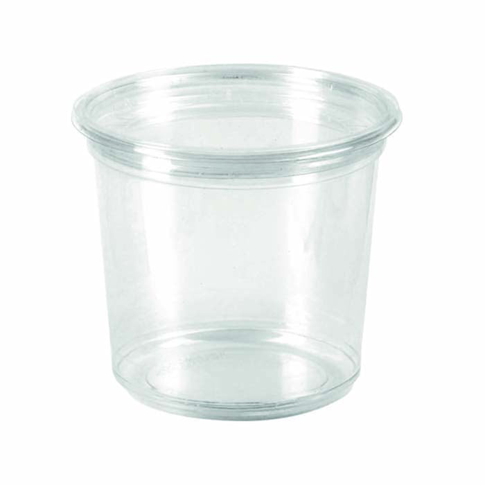 Pot Deli rond PLA transparent   H112mm 700ml - 500Pcs