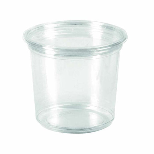Pot Deli rond PLA transparent  H69mm 750ml-600Pcs