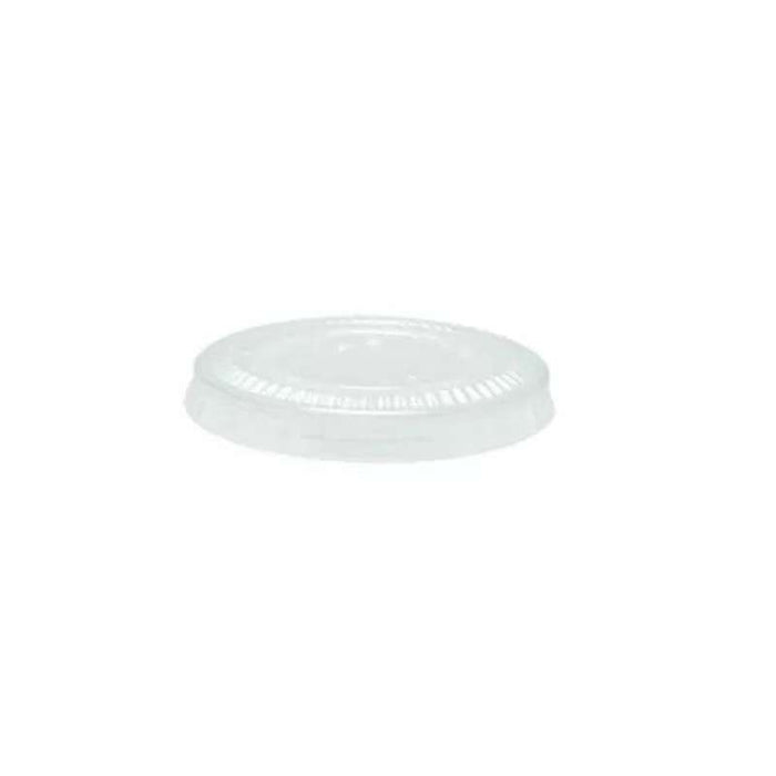 Couvercle rond rentrant transparent en PLA pour pots Deli Ø120mm - 600Pcs