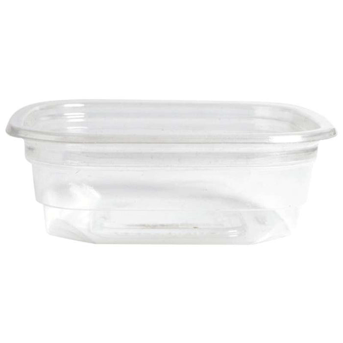 Pot carré transparent Deli en PLA 350ml - 600Pcs
