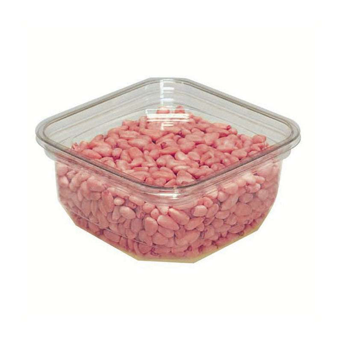 Pot carré "Deli" transparent en PLA 250ml - 600Pcs
