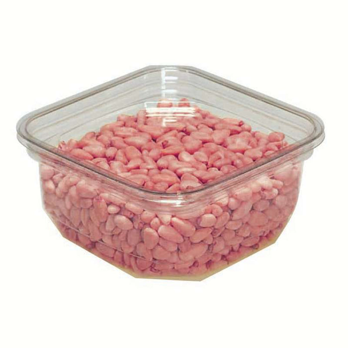 Pot carré "Deli" transparent en PLA 250ml - 600Pcs