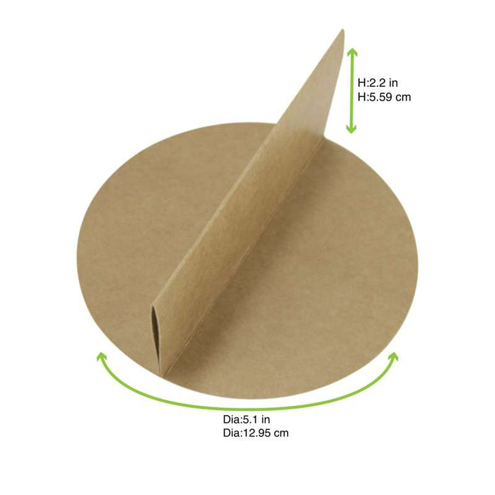 Diviseur 2 parties en carton brun 130mm H61mm-360Pcs