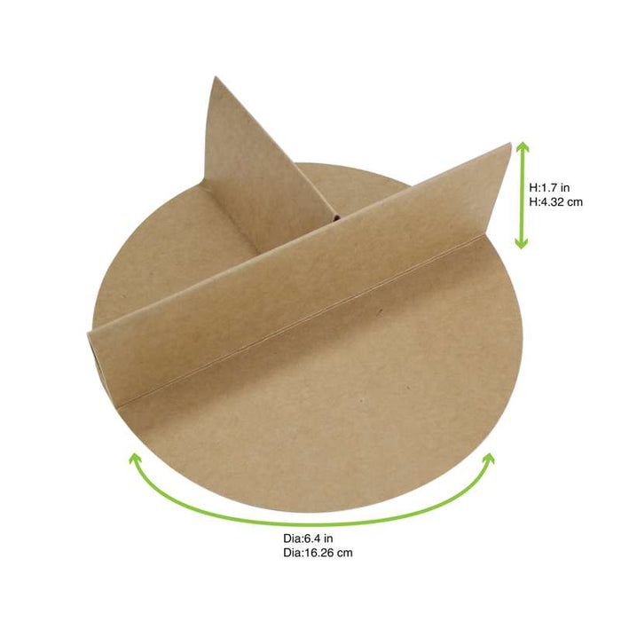 Diviseur 3 parties en carton brun 160mm H51mm-360Pcs