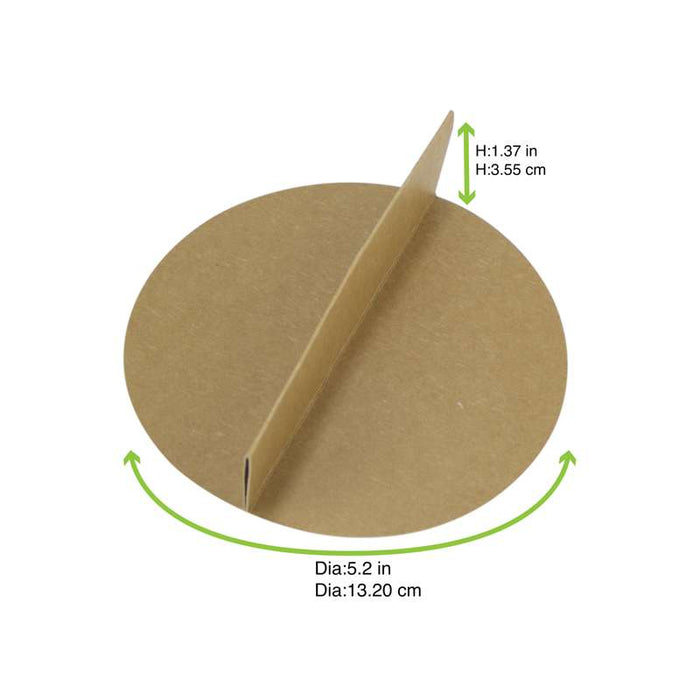 Diviseur 2 parties en carton brun 133mm H37mm-360Pcs