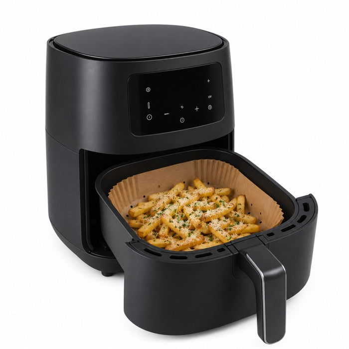Moule à friture perforé carré kraft   160x160mm H45mm-2400Pcs