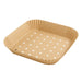 Moule à friture perforé carré kraft   200x200mm H45mm-2400Pcs