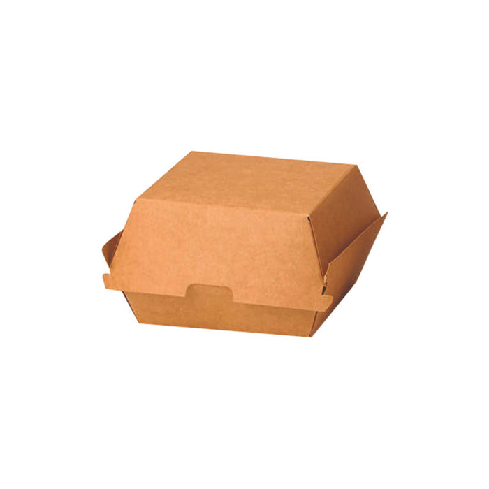 Boîte burger carton kraft brun 150x135mm H80mm-500Pcs