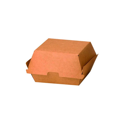 Boîte burger carton kraft brun 150x135mm H80mm-500Pcs