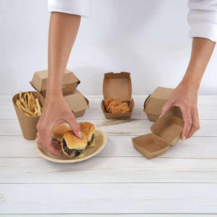 Gobelet snack carton brun   H160mm - 1000Pcs