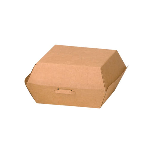 Boite burger carton kraft brun  75x75mm H50mm-500Pcs