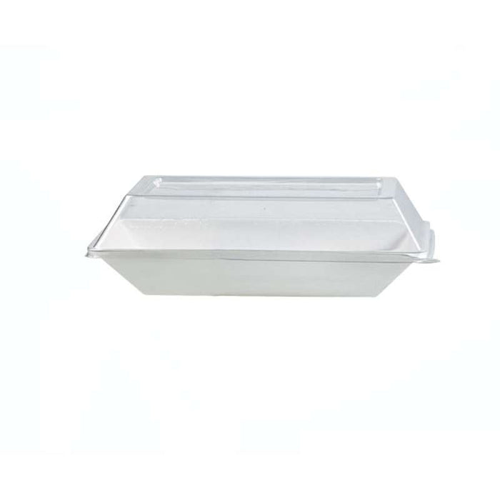 Couvercle dôme rectangulaire transparent en plastique PET  170x130mm H28mm-100Pcs