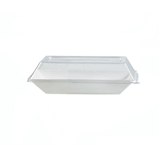 Couvercle dôme rectangulaire transparent en plastique PET  170x130mm H28mm-100Pcs