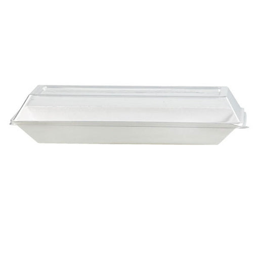 Couvercle dôme rectangulaire transparent en plastique PET  262x132mm H33mm-100Pcs