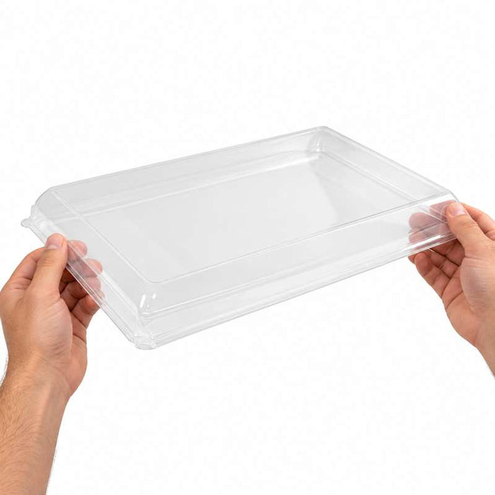 Couvercle PET transparent "  400x274mm H45mm-25Pcs