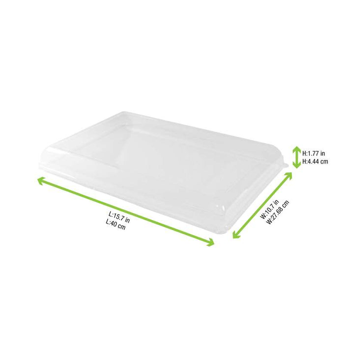 Couvercle PET transparent "  400x274mm H45mm-25Pcs