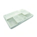 Plateau repas pulpe 5 pièces   410x280mm H50mm-50Pcs