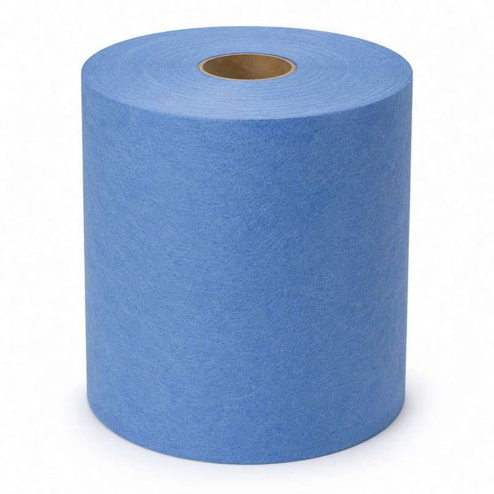 Bobine d'essuyage non tissé bleu multi-usages 320x380mm 152m - 2Pcs