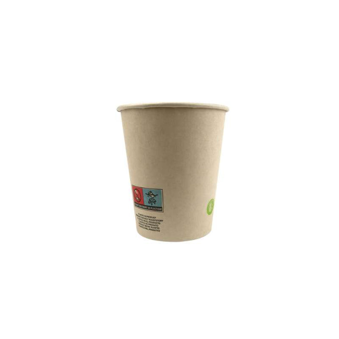 Gobelet en fibre de bambou avec laminage plastique PE   H79mm 180ml - 1000Pcs