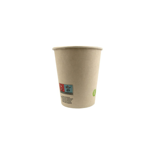 Gobelet en fibre de bambou avec laminage plastique PE   H79mm 180ml - 1000Pcs
