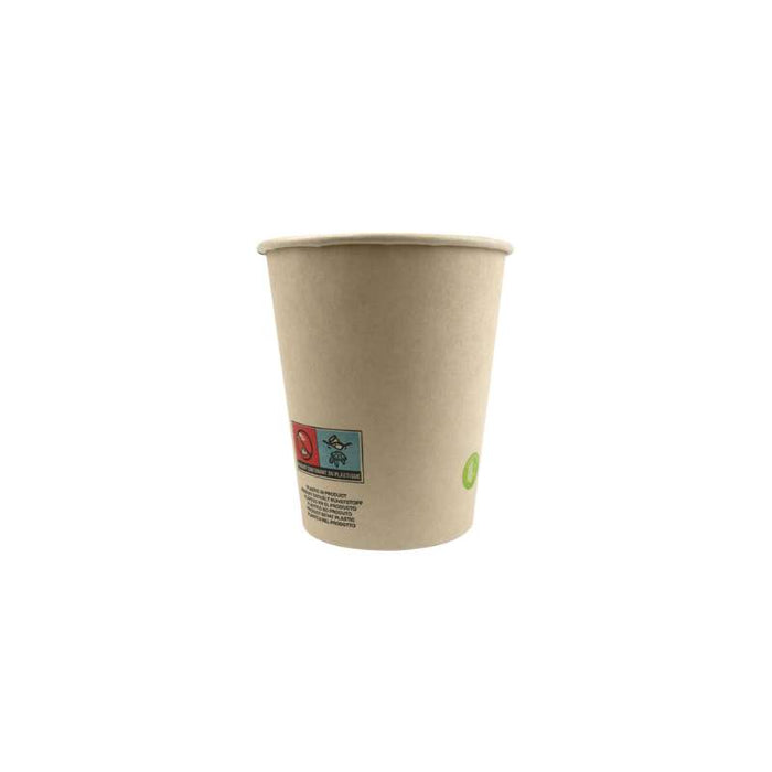 Gobelet en fibre de bambou avec laminage plastique PE   H91mm 200ml - 1000Pcs